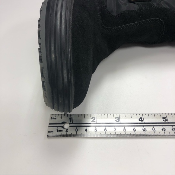 Pajar black quilted faux fur lined tall winter snow boot Size 38 - Picture 9 of 13